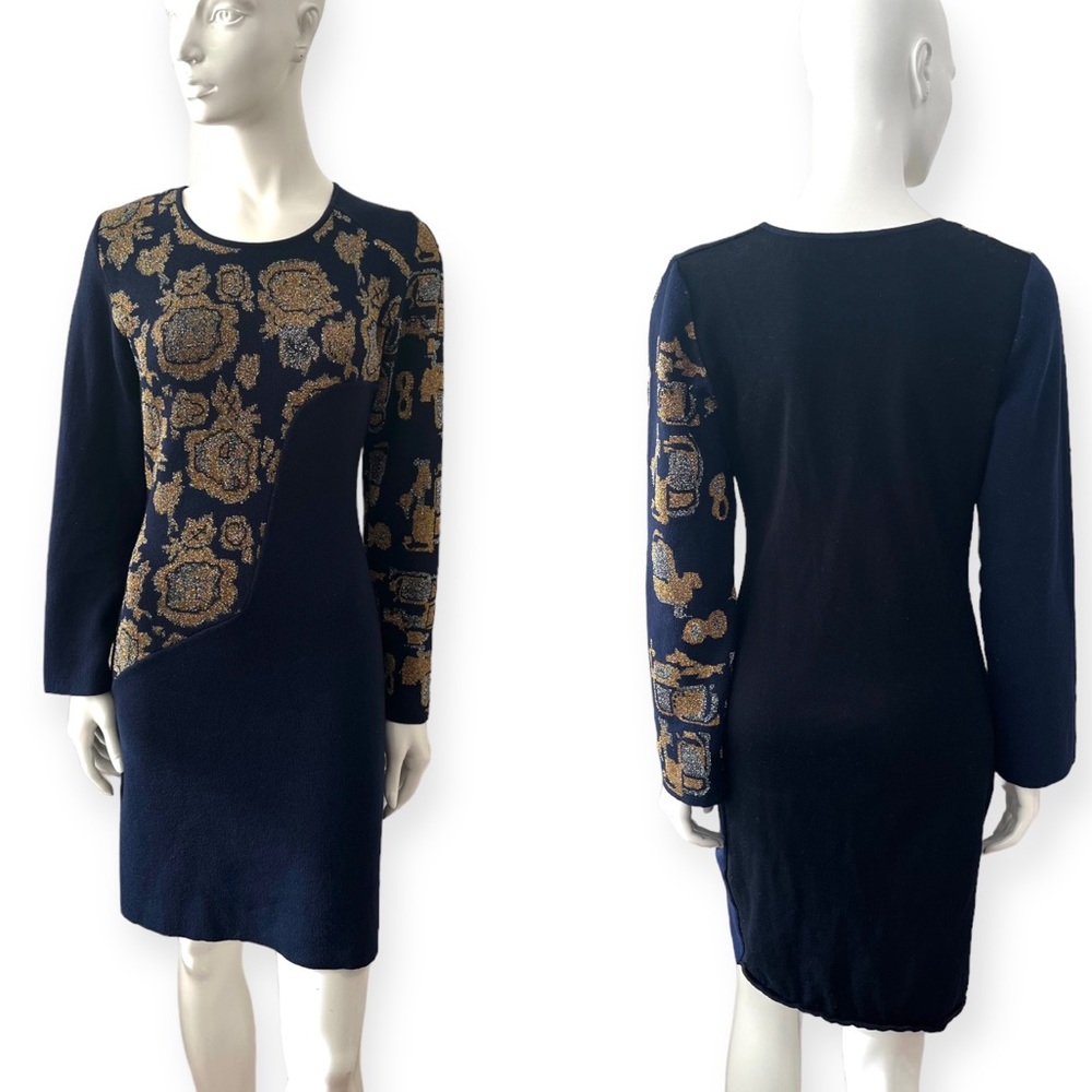 Michael van der Ham Baroque Sweater Dress